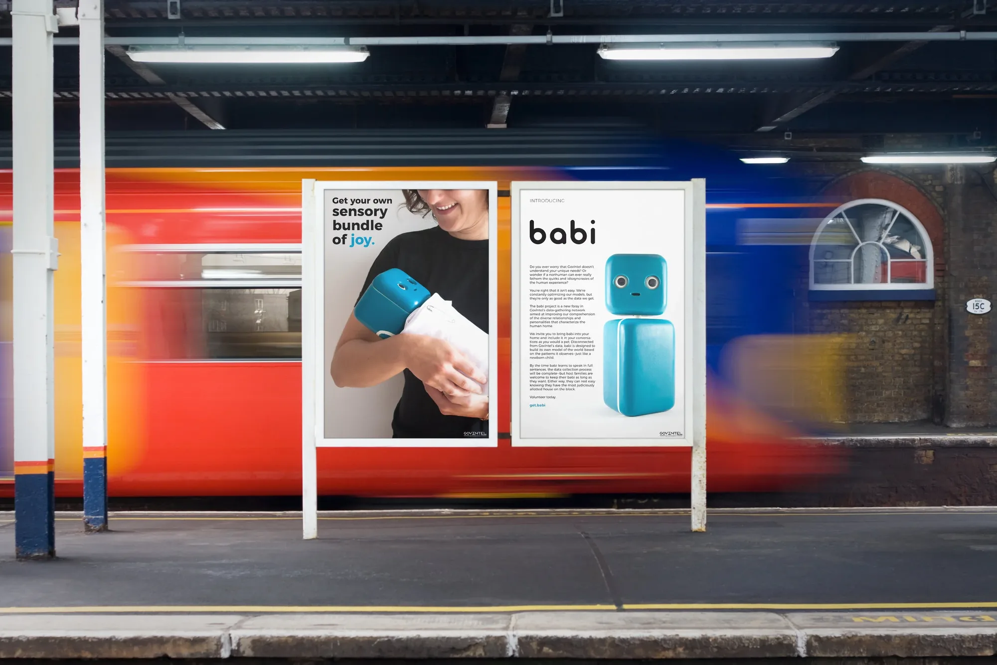 A babi unit, photographed as a physical product
