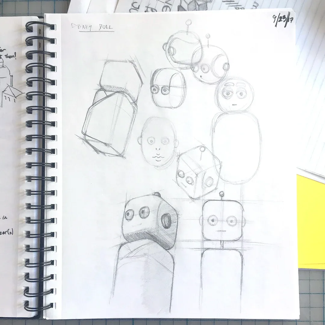 Prototyping Babi's physical form and interactions