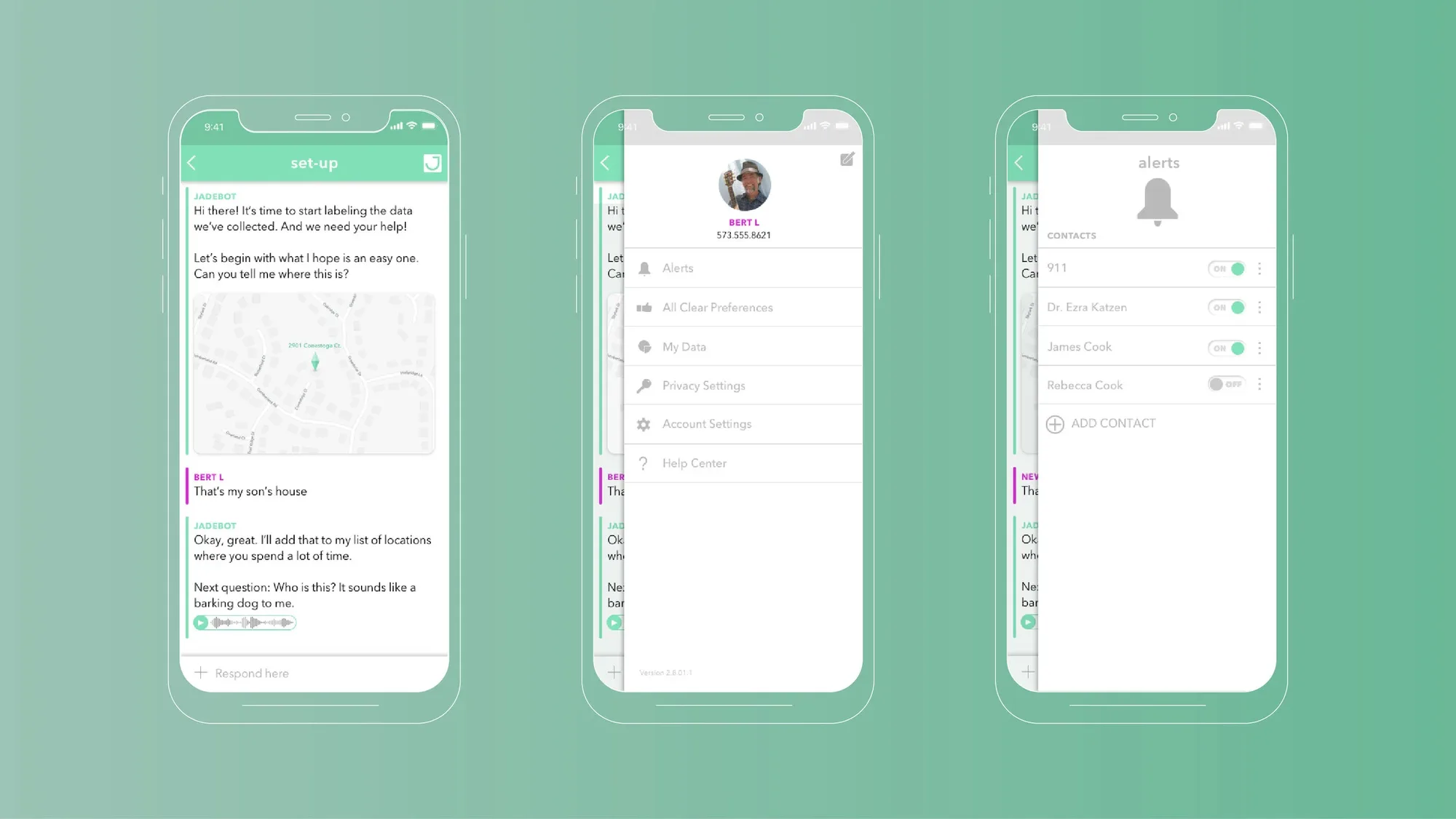 Jade's companion app