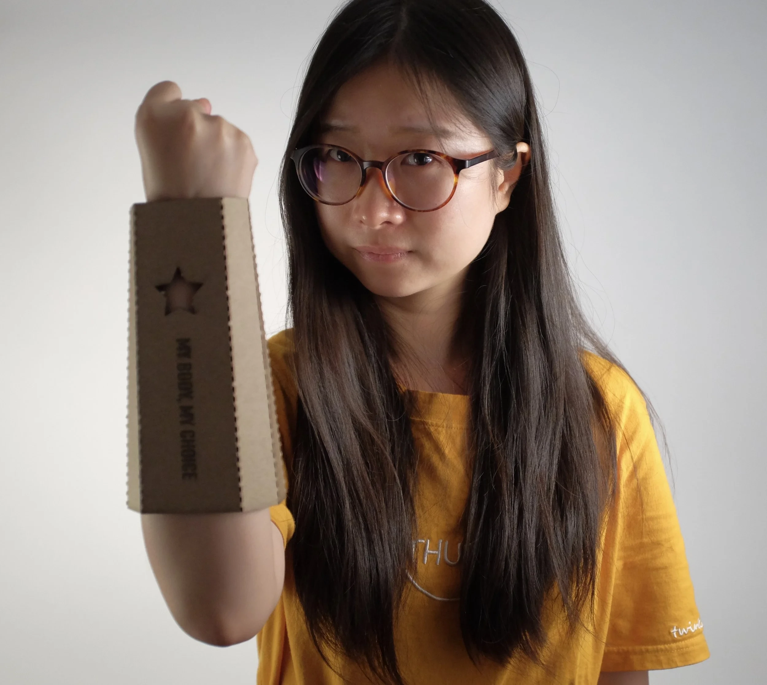 Prototyping MOVE's flat-pack megaphones, signs, and lanterns