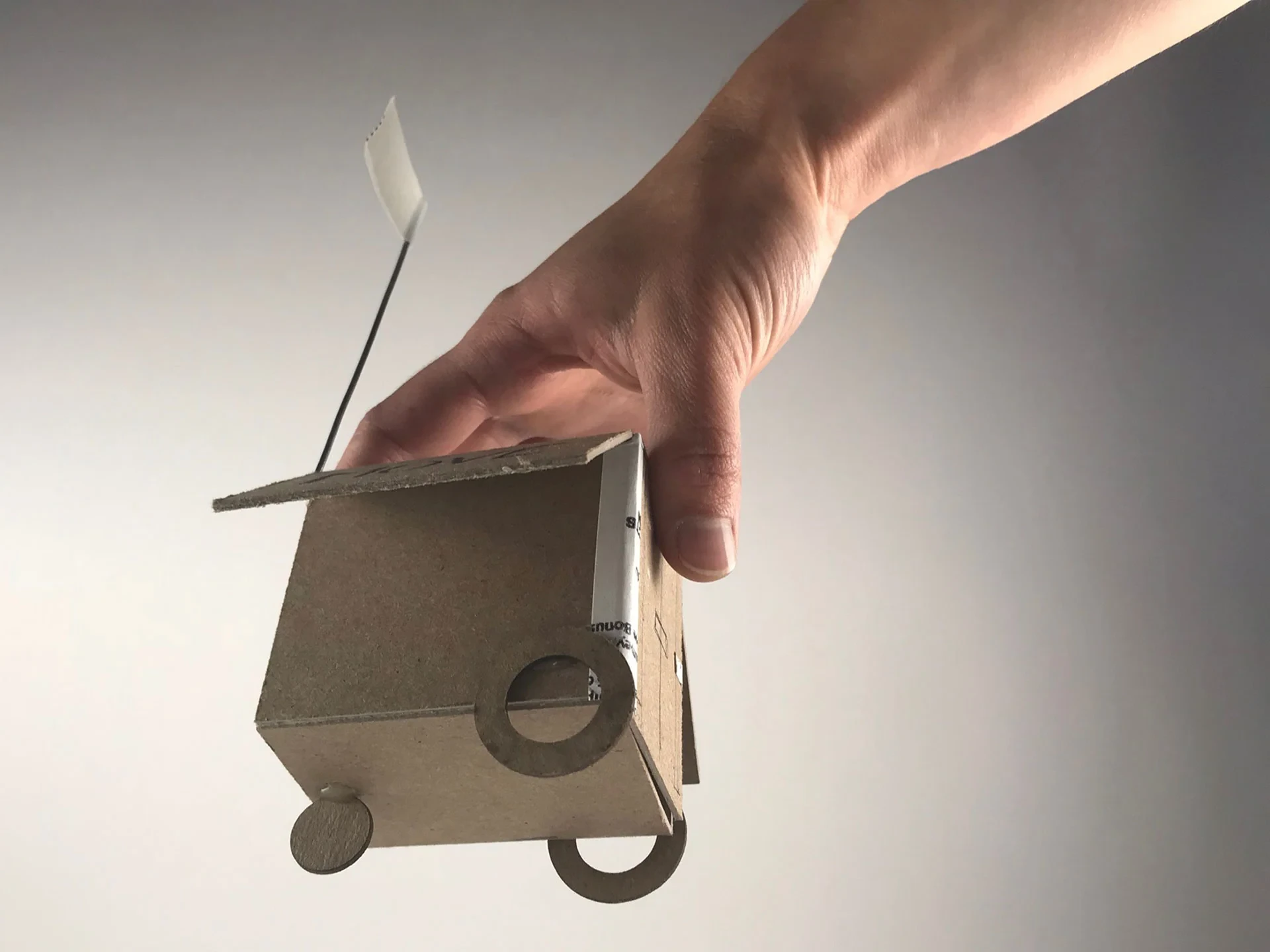 Prototyping MOVE's flat-pack megaphones, signs, and lanterns