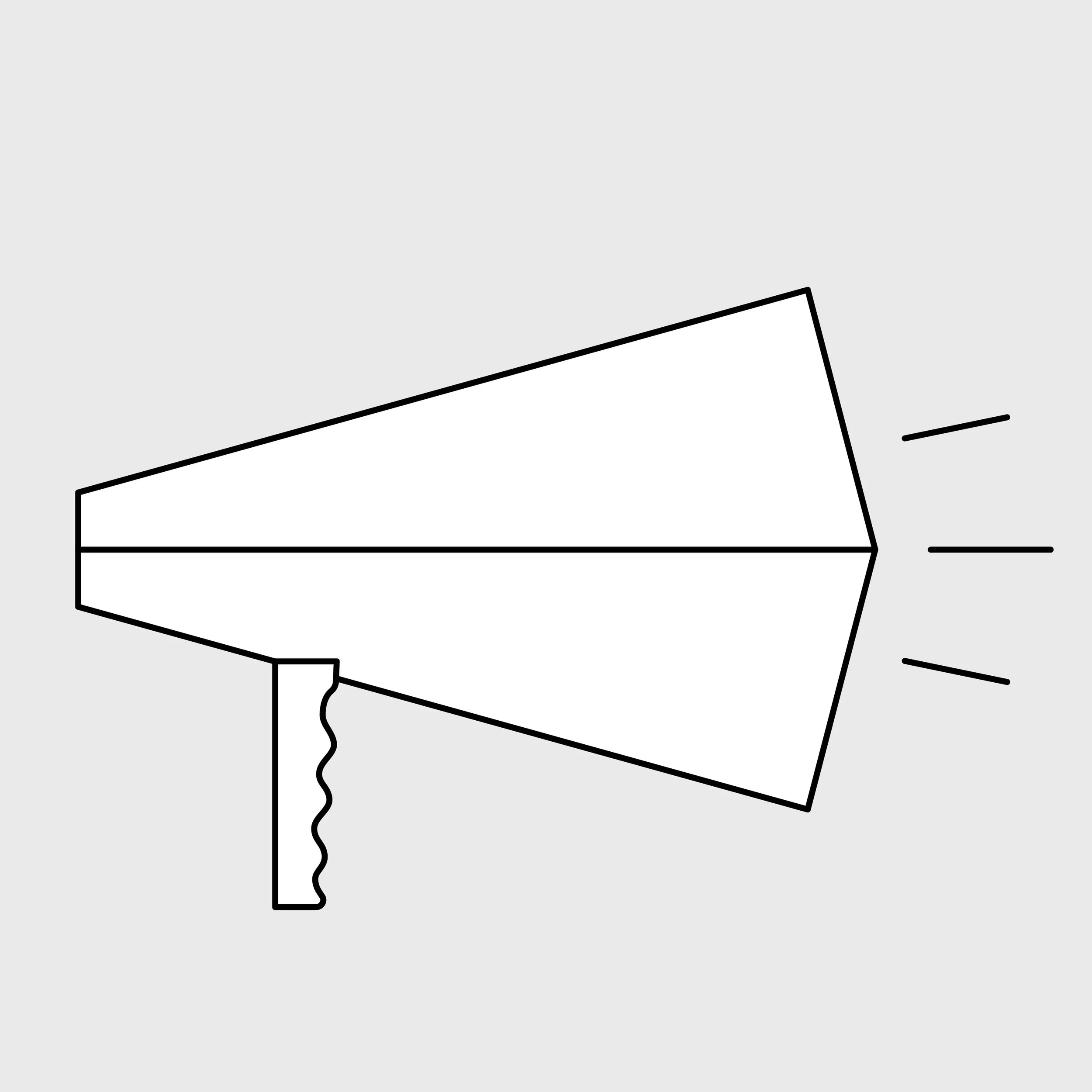 A big megaphone product icon