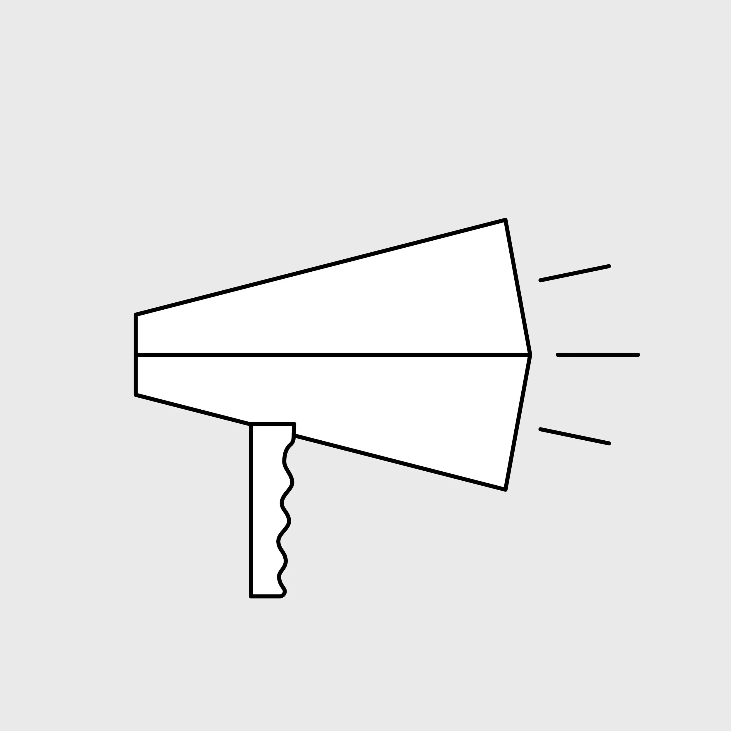 A small megaphone product icon