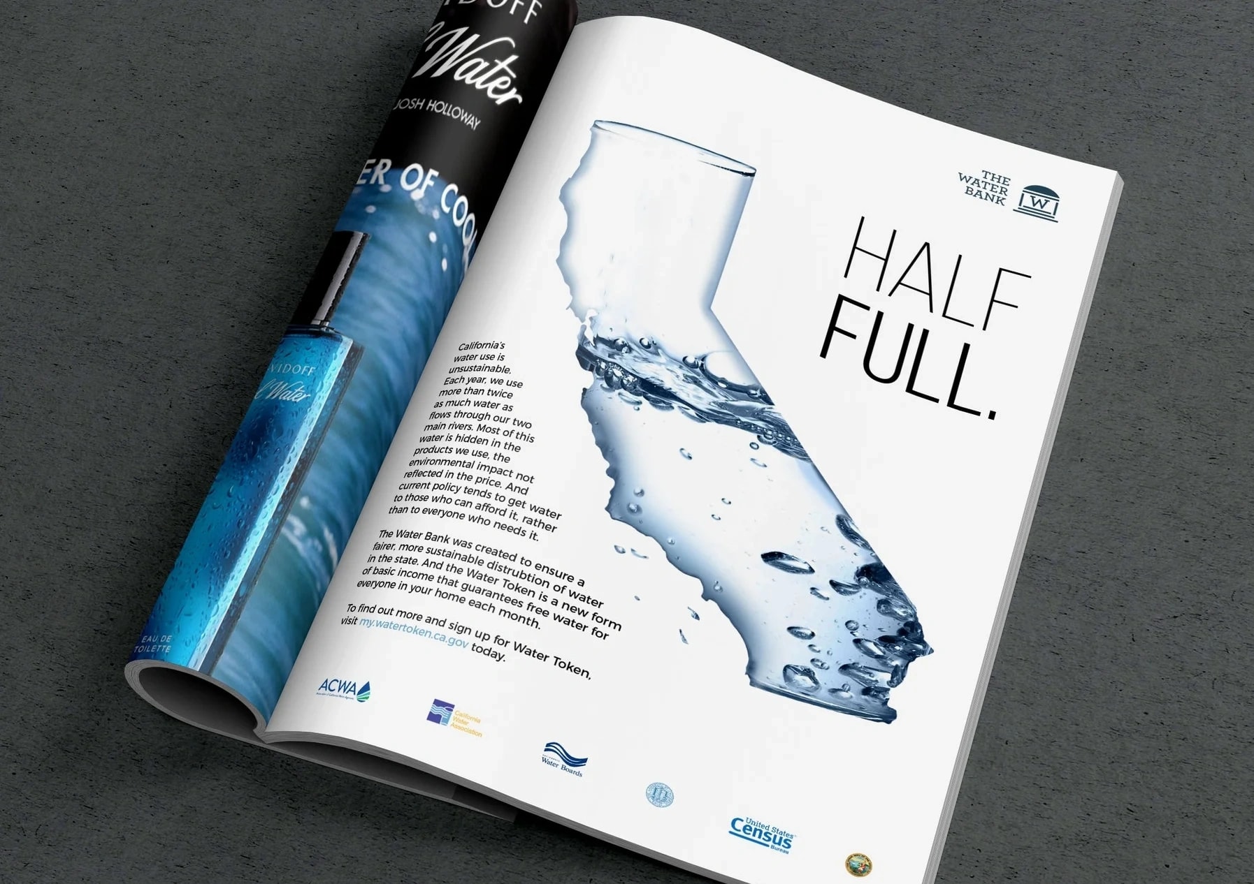 An early awareness ad for the initiative, touting the importance of water efficiency.